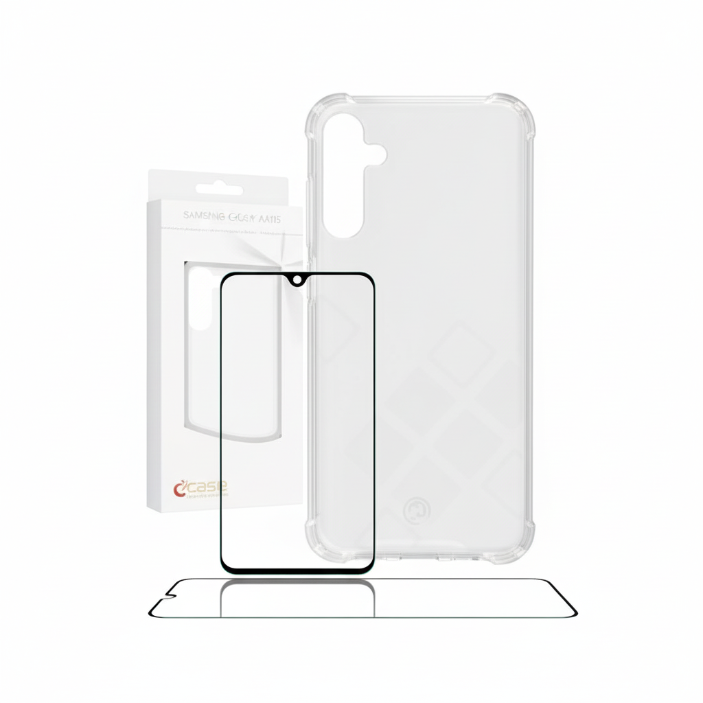 anco Protect Case Galaxy A15 – Bundle mit Panzerglas