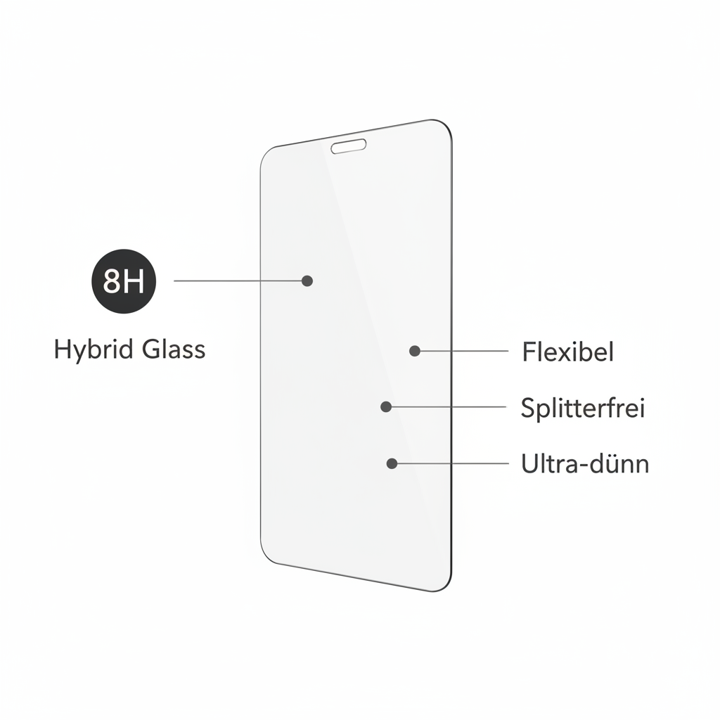 anco Hybrid Glass Infografik Features 8H Splitterfrei