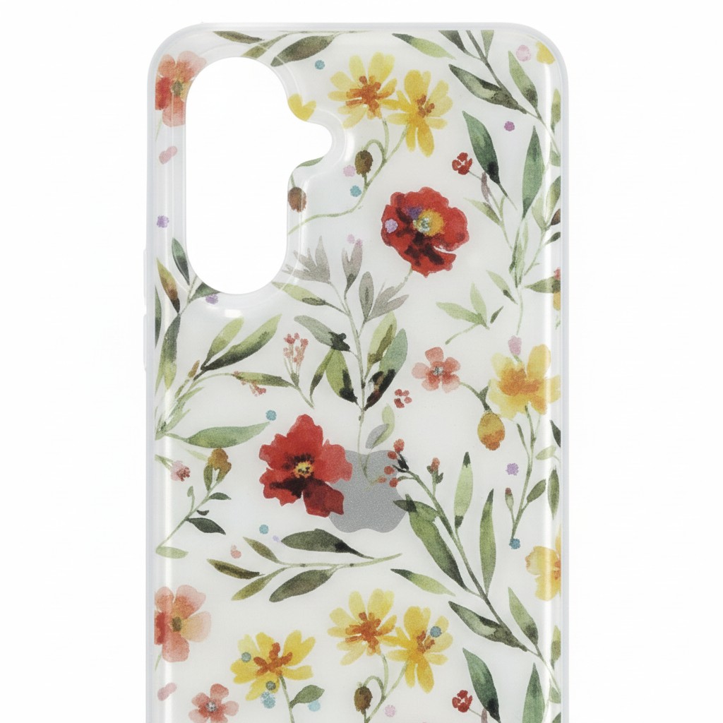anco Flower Case Galaxy A17 – Detail Blumenprint