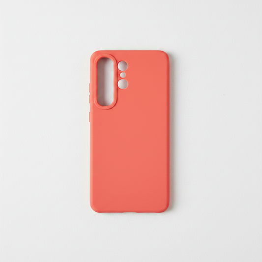 Samsung Silicone Cover Galaxy S25 Ultra Rot – Hülle pur ohne Verpackung