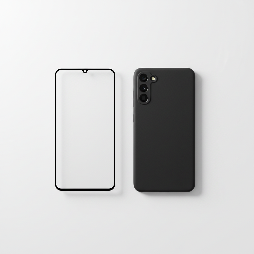 Bundle Samsung Galaxy A35 5G – okkes Panzerglas 3D und Hülle Set