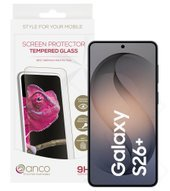 Samsung Galaxy S26+ Panzerglas Fullscreen Schwarz – anco 9H Schutzglas