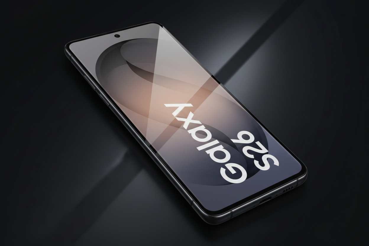 anco Tempered Glass Fullscreen S26 - Schrägansicht