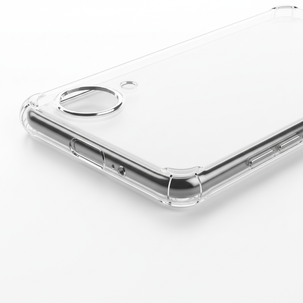 DISPLEX Hülle Samsung Galaxy S25 FE – Detailansicht Kameraausschnitt und verstärkte Ecken