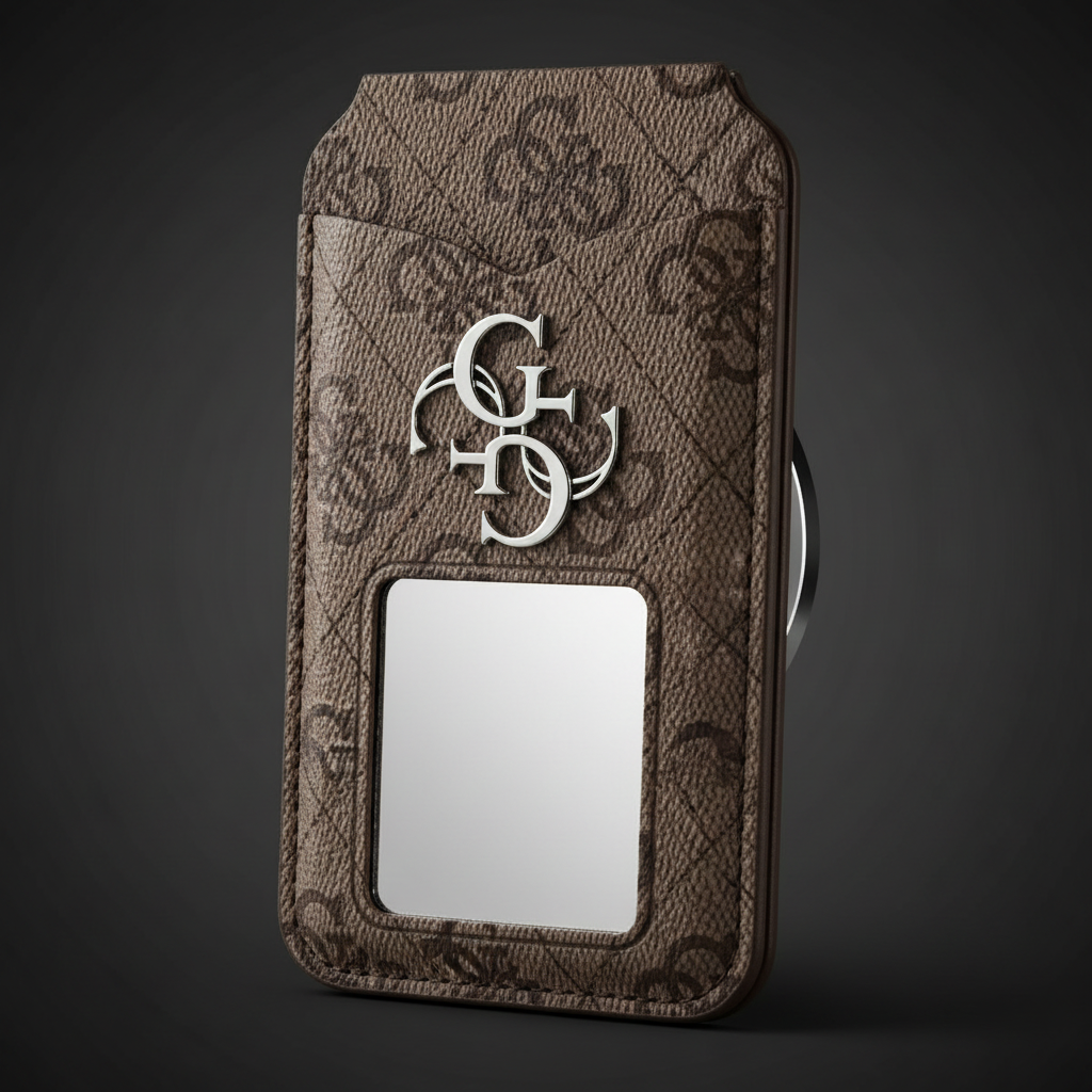 Guess 4G Mirror MagSafe - Detailbild Leder & Spiegel