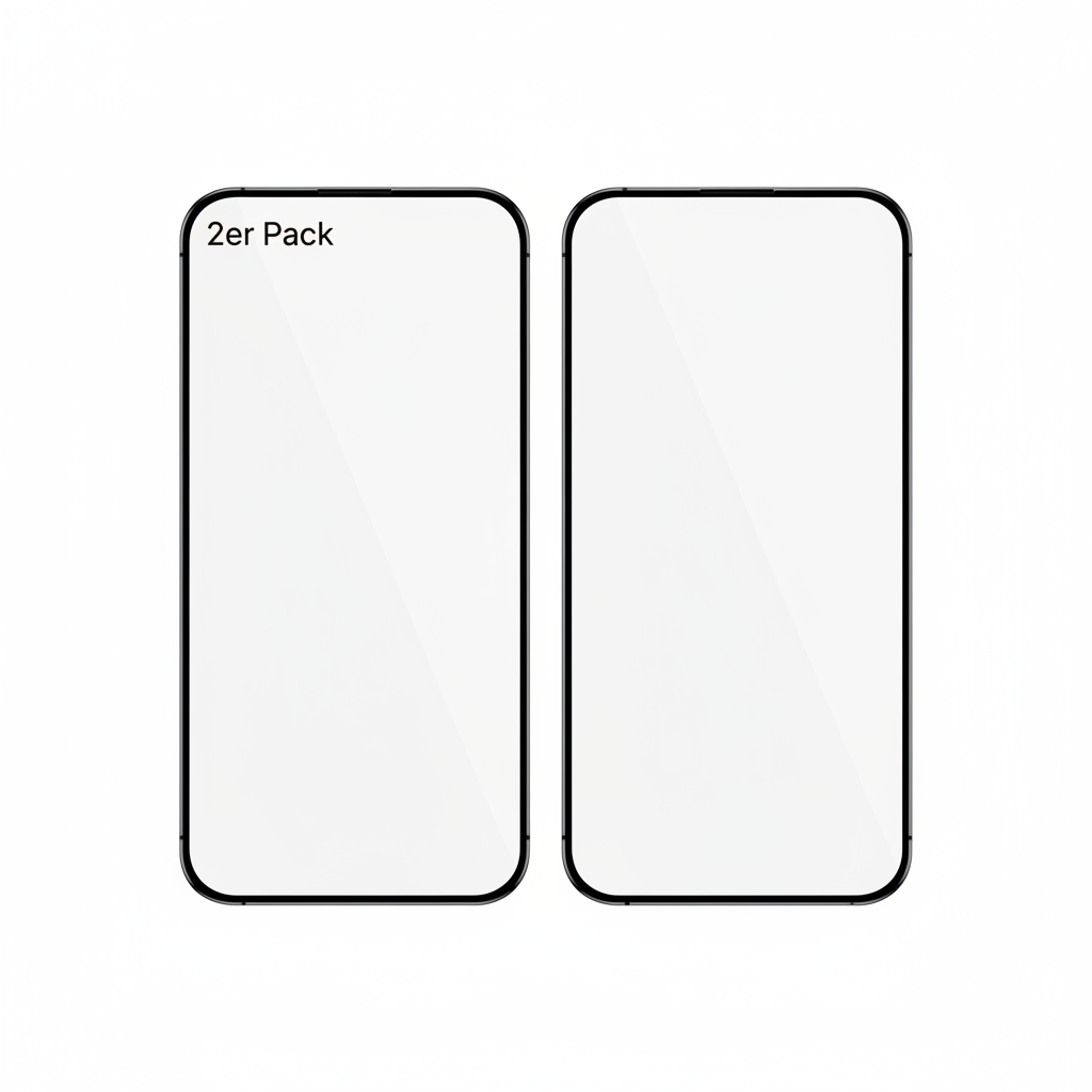 okkes Premium Panzerglas 3D iPhone 17 Pro – 2er Pack