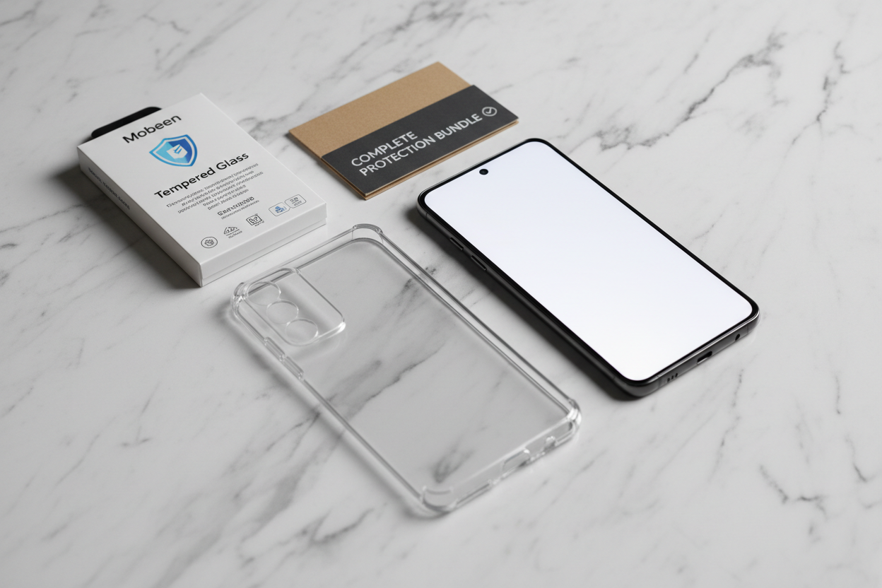 Mobeen Tempered Glass S26+ - Bundle