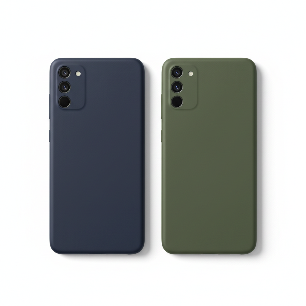 anco TPU Case Samsung Galaxy A26 5G – Farbvarianten Dark Blue und Grün