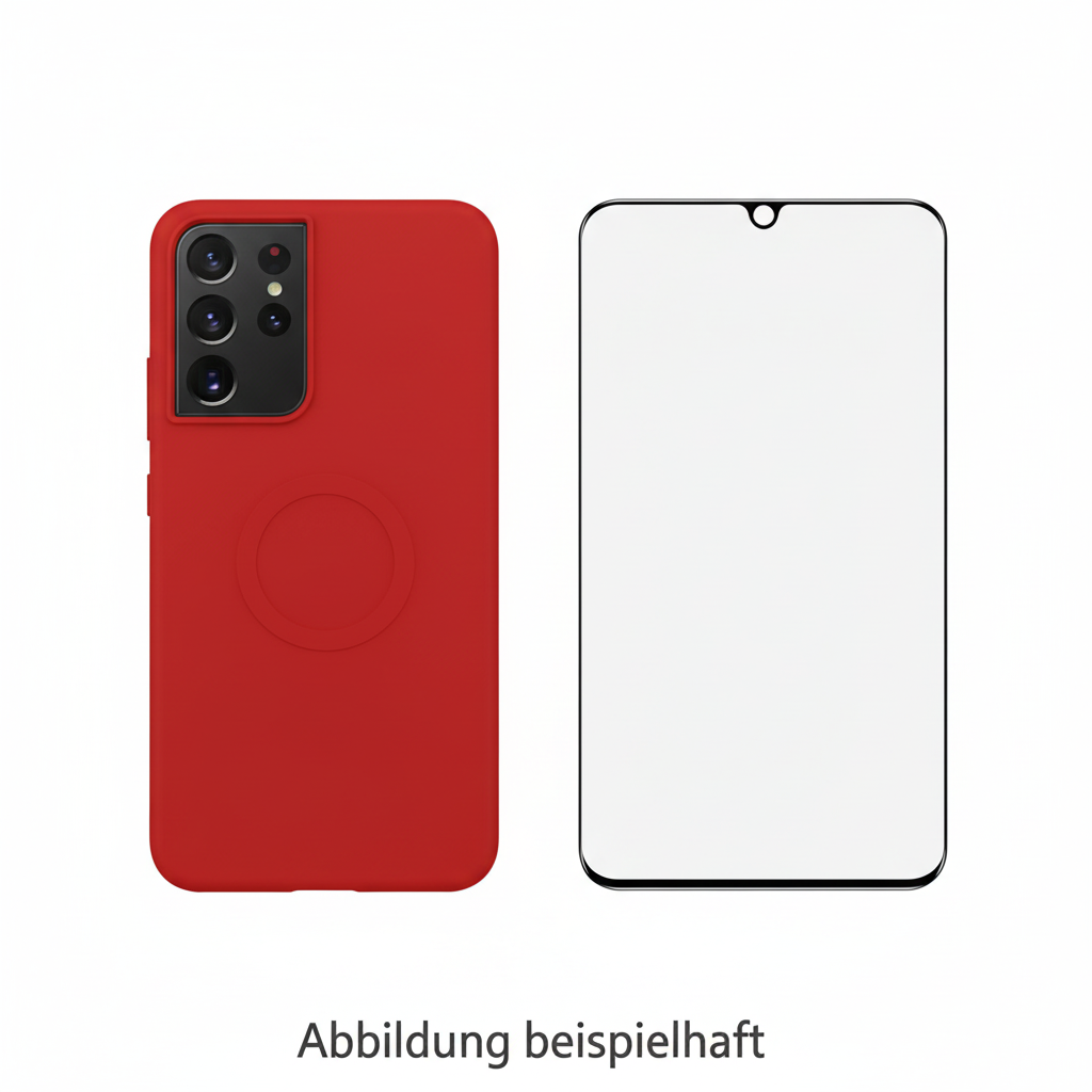 Bundlebild – anco Mag Case + Panzerglas S26 Ultra red