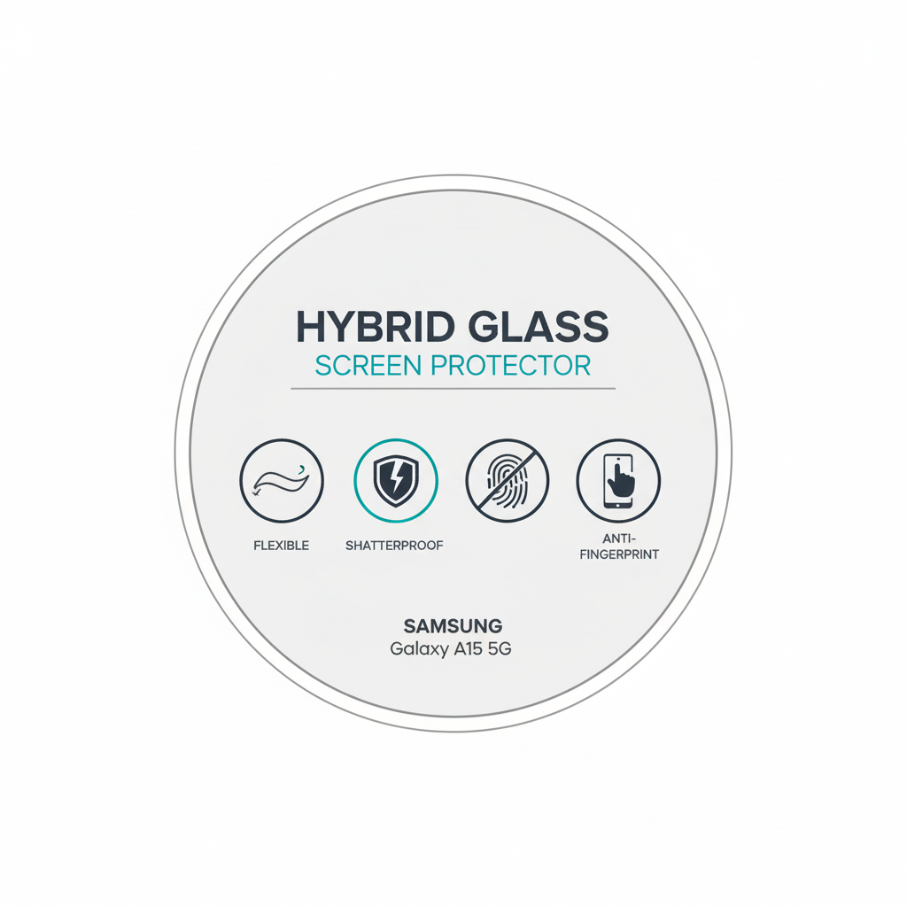 anco Hybrid Glass Galaxy A15 – Badge