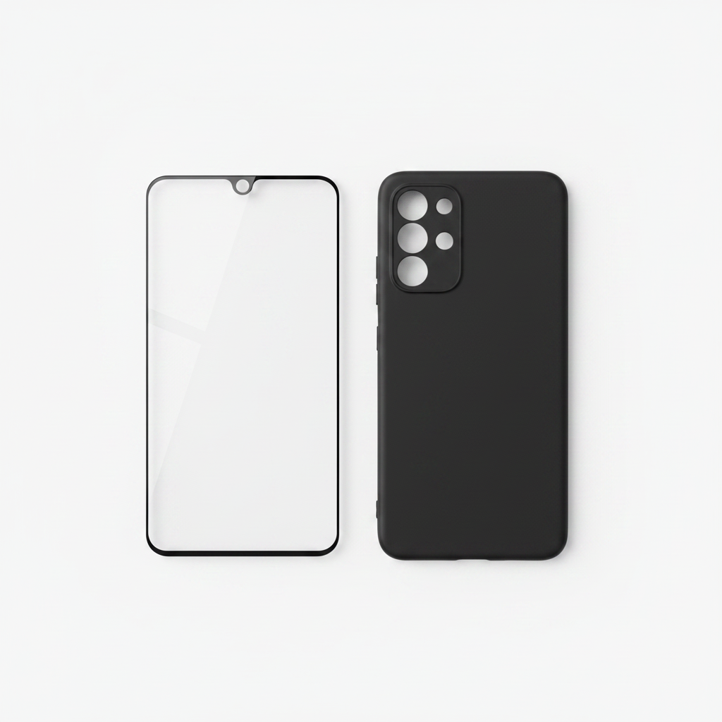 anco Panzerglas Redmi Note 12 Bundle mit Schutzhülle