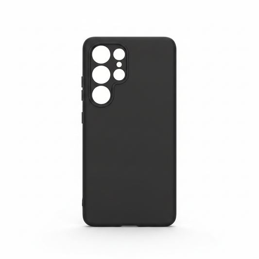 anco Dark Case Samsung Galaxy S25 Ultra Schwarz – Frontansicht ohne Verpackung