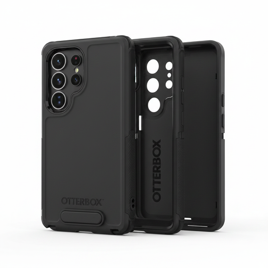 OtterBox Defender Case Samsung Galaxy S25 Ultra Schwarz – Hauptbild ohne Verpackung