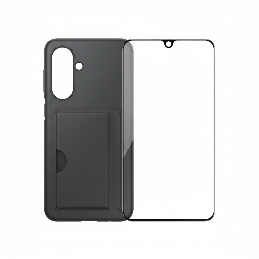 Samsung Card Slot Case Galaxy A17 – Bundle mit Panzerglas