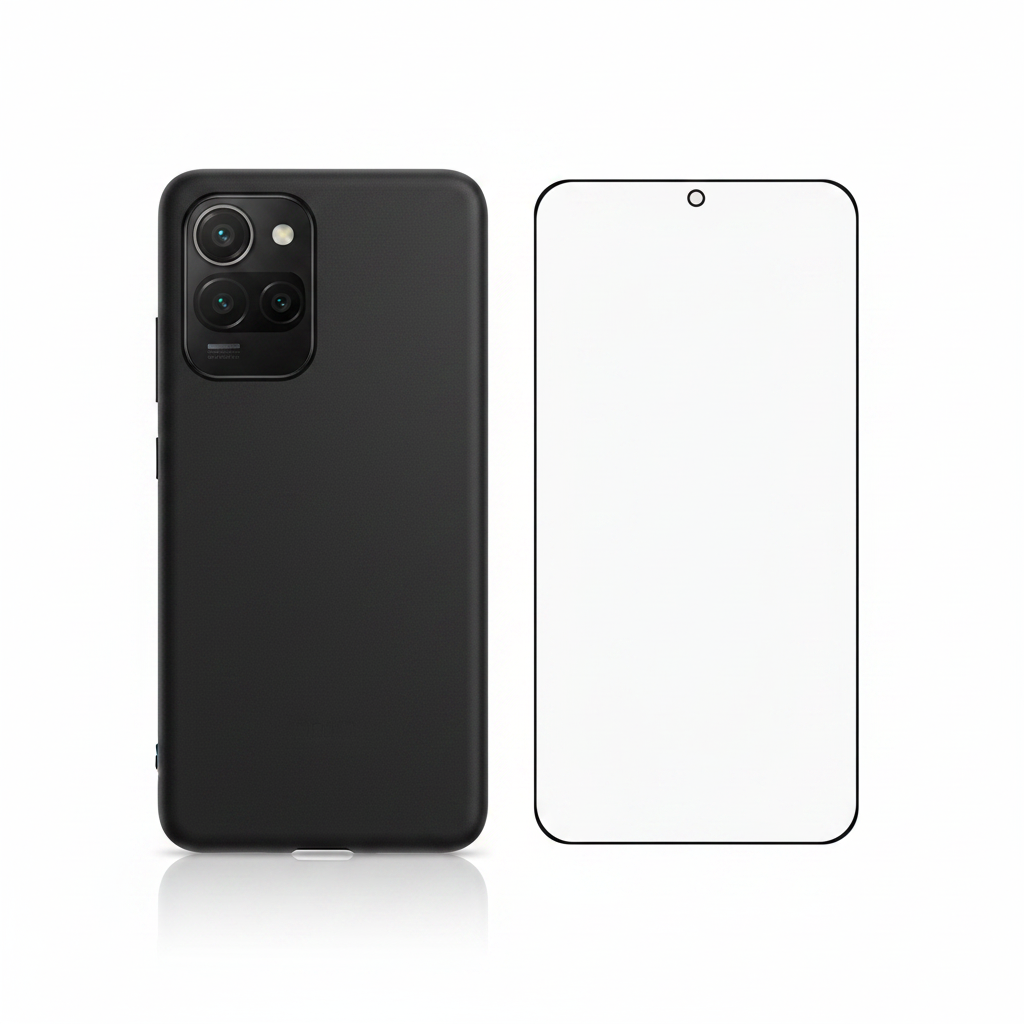 anco Panzerglas Redmi Note 13 Pro+ 5G Bundle mit Schutzhülle