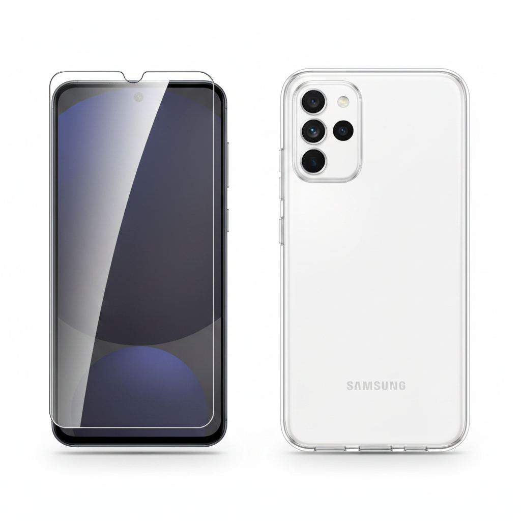4smarts Second Glass Samsung Galaxy A36 – Bundle mit Hülle