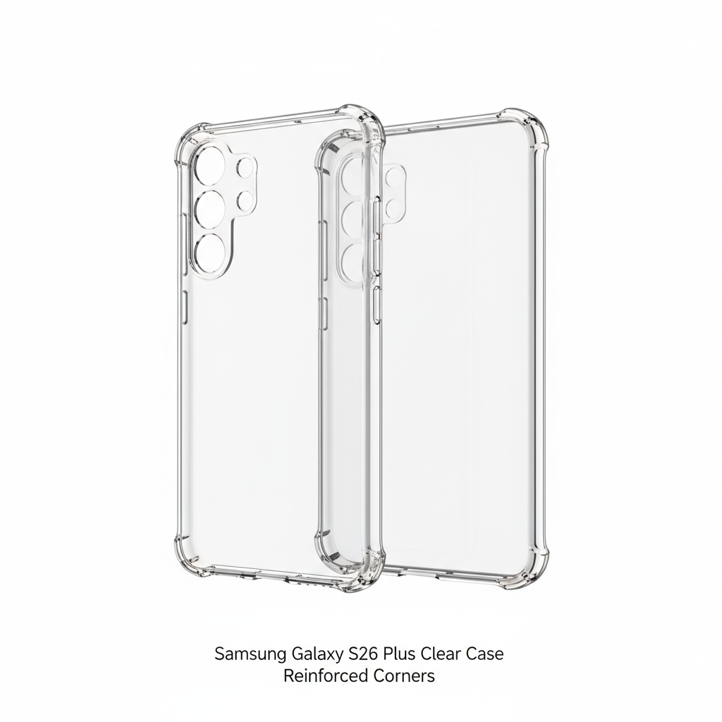 Samsung Galaxy S26 Plus Slim Clear Case Bundlebild