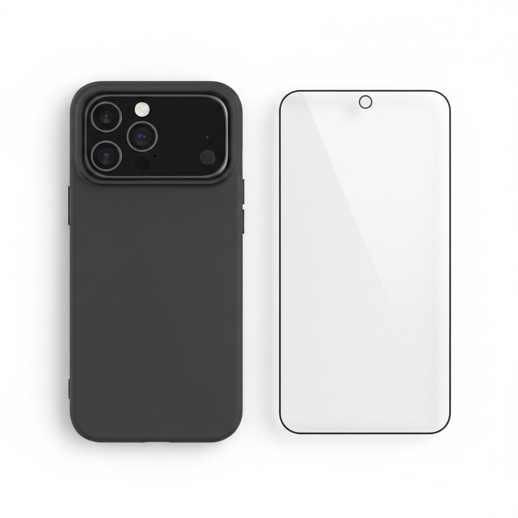 OKKES TPU Case Bundle iPhone 17 Pro Max – mit Panzerglas