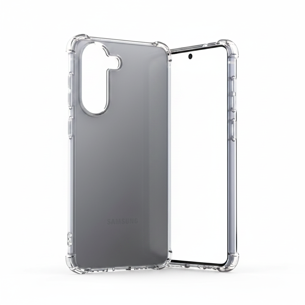 Mobeen Clear Cover Samsung Galaxy S25 Edge – Seitenansicht Slim & Eckenschutz
