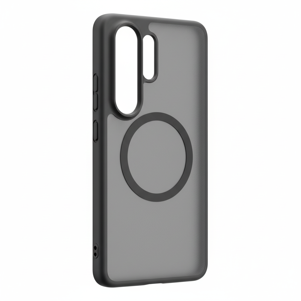 Google Pixel Hülle Frosted schwarz MagSafe Detailbild