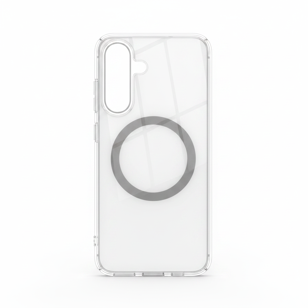 Yuchuan Qi2 Magnet Case Samsung Galaxy S25 FE Transparent – Hülle pur ohne Verpackung