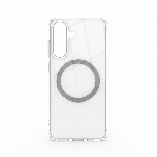 Yuchuan Qi2 Magnet Case Samsung Galaxy S25 FE Transparent – Hülle pur ohne Verpackung