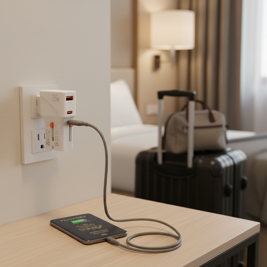 4smarts Nomad Pocket 25W – Lifestyle Hotelzimmer