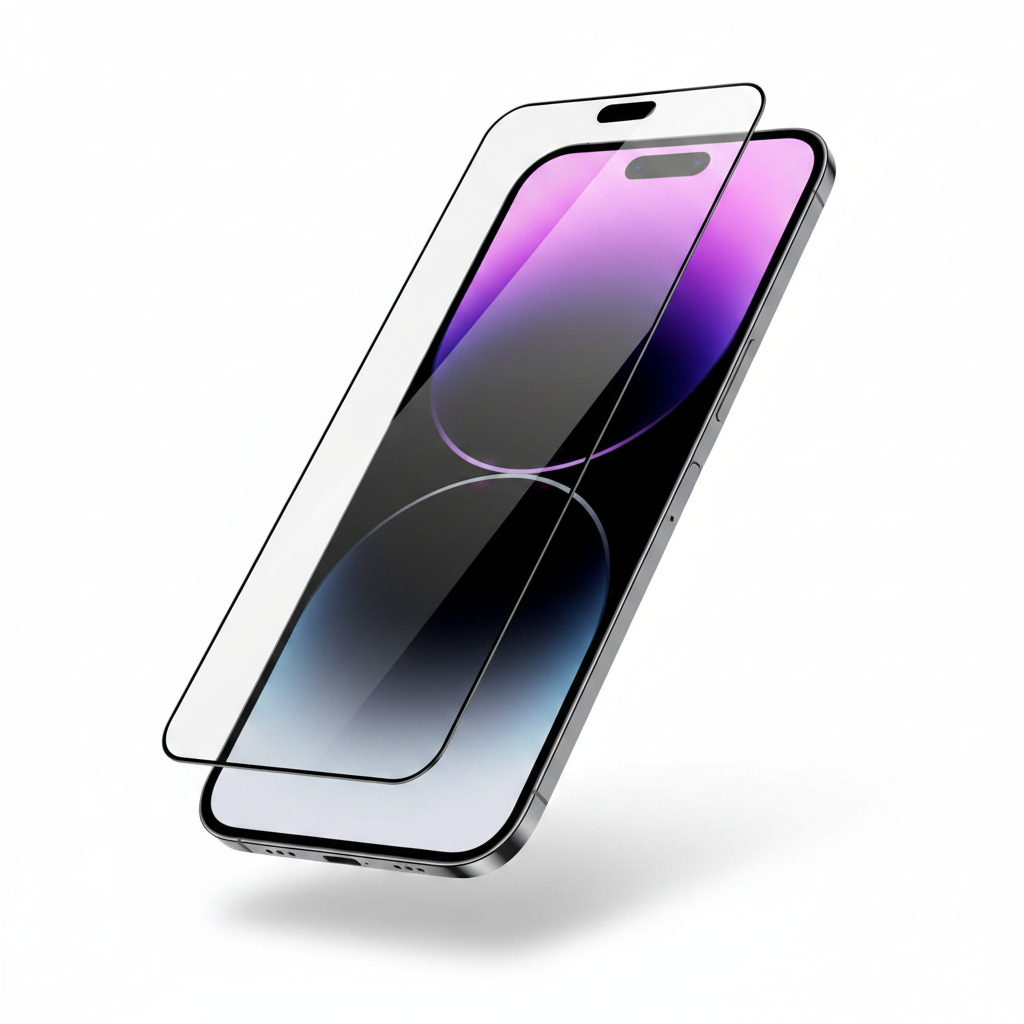 anco Hybrid Glass iPhone 14 Pro Max – Schrägansicht