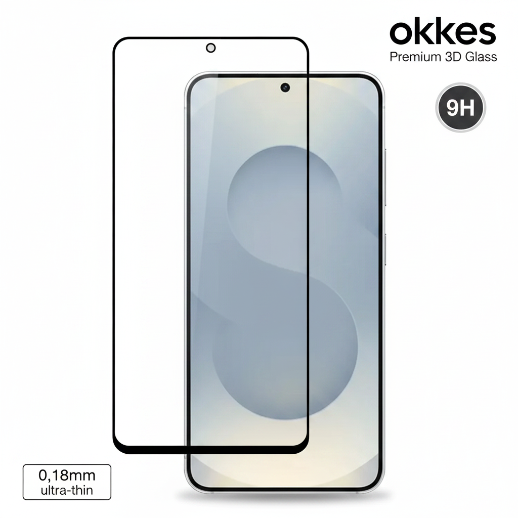 okkes Premium Panzerglas 3D Samsung Galaxy S25 Edge – Hero