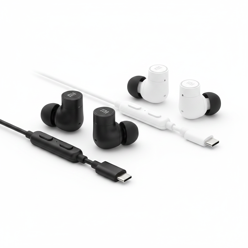 Xiaomi USB-C Headset – Schwarz und Weiß Varianten