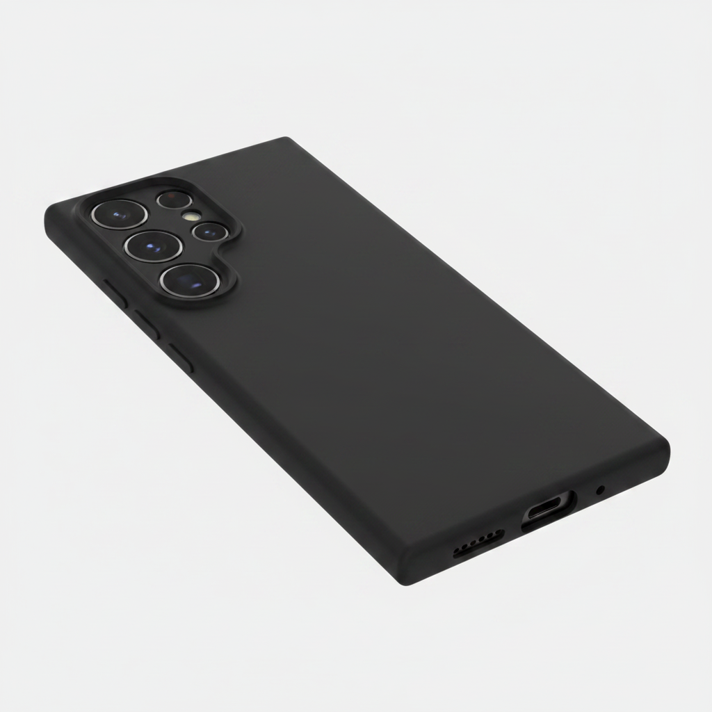 anco Dark Case Samsung Galaxy S24 Ultra – Schrägansicht 45 Grad