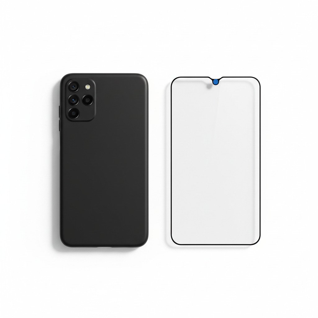 Bundle Samsung Galaxy A26 5G – anco Dark Case und Panzerglas Set