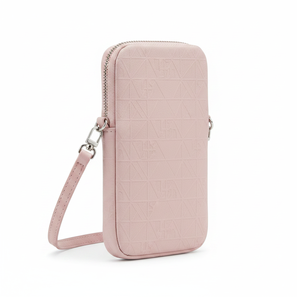 Guess PU 4G Wallet – Schrägansicht Rosa