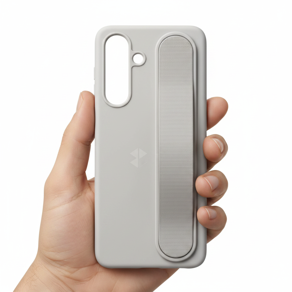 Samsung Standing Grip Cover Galaxy S25+ – Detailbild Band als Fingerhalter