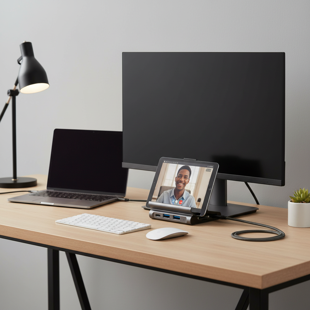 4smarts 7in1 Hub Lifestyle Homeoffice