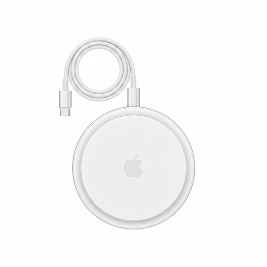 Apple MagSafe Ladegerät 25W – Frontansicht ohne Verpackung, weißer Hintergrund