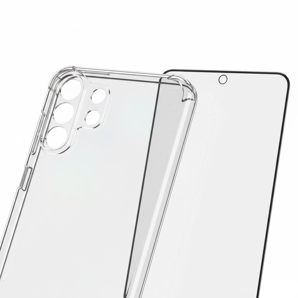 4smarts 360° Protection Set S26 – Detailaufnahme Polycarbonat & 9H-Glas