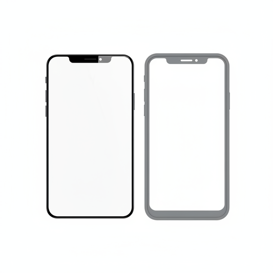 4smarts Second Glass Flat Lay mit Montagerahmen