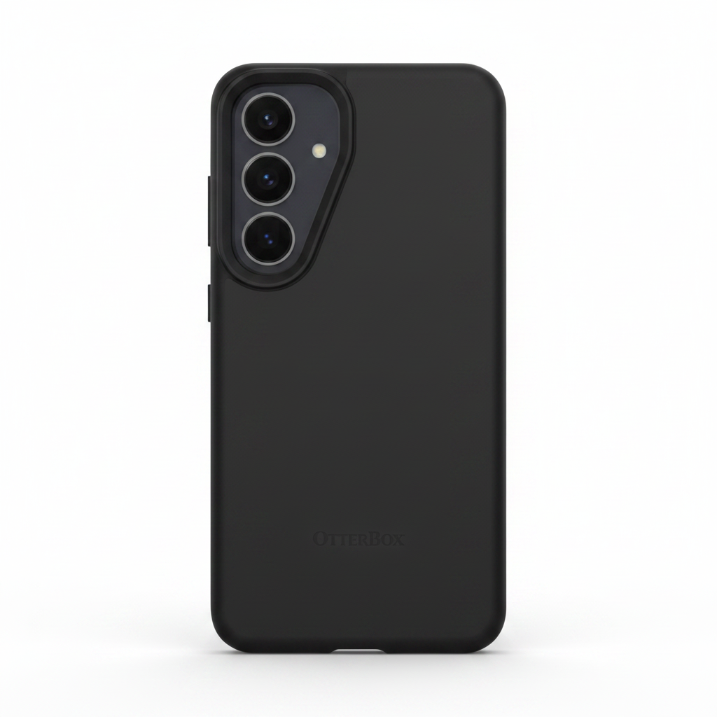 OtterBox Symmetry Case Samsung Galaxy S25 FE Schwarz – Hauptbild ohne Verpackung