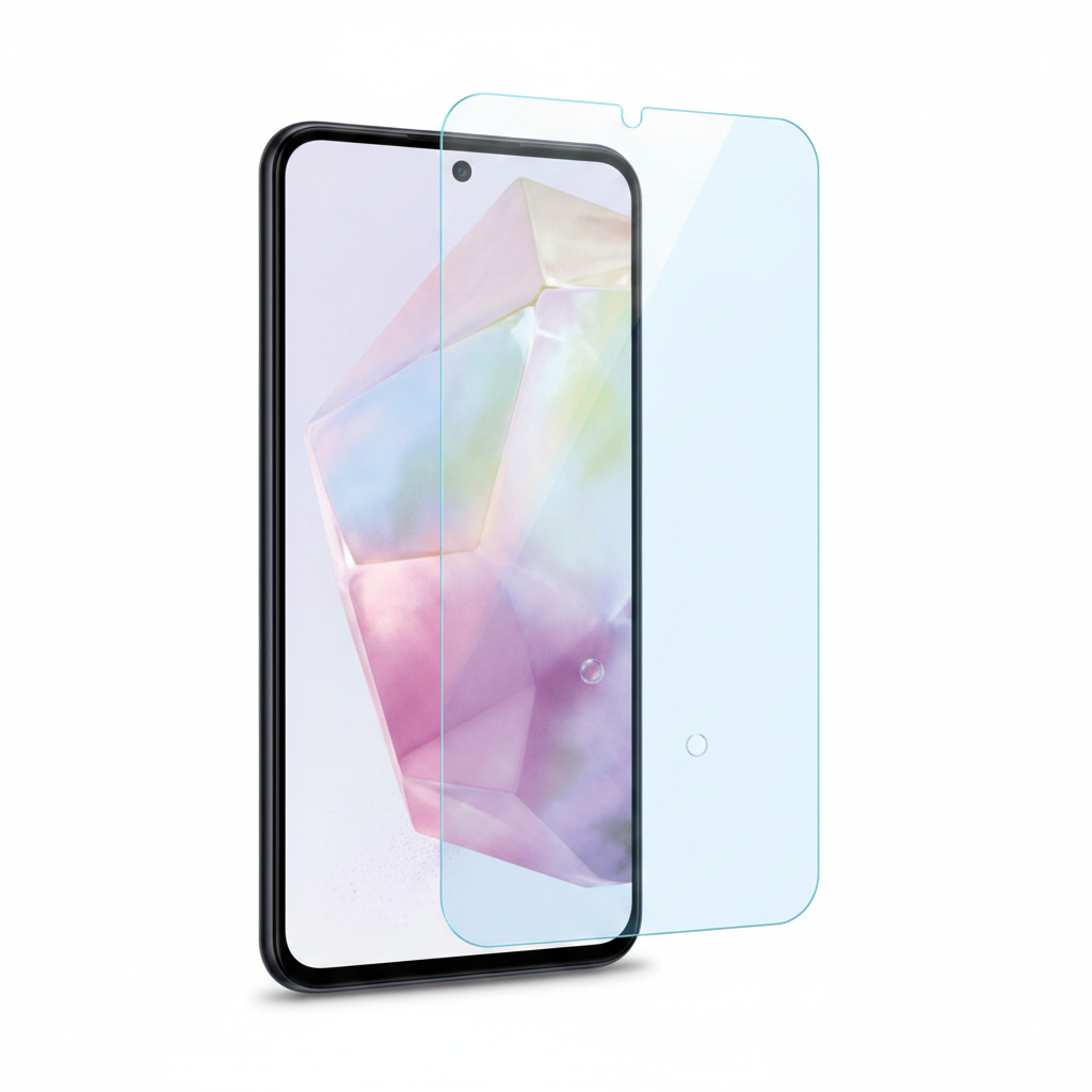 Mobeen Panzerglas Samsung Galaxy A36 5G – Montage Anwendungsbild