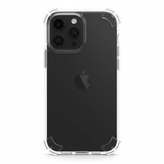 anco Protect Case transparente TPU Hülle auf Apple iPhone 14 Pro – verstärkte Ecken sichtbar