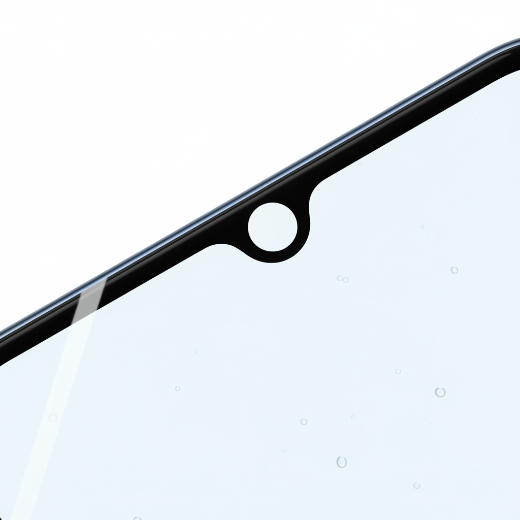 Mobeen Panzerglas 9H – Detailansicht Kante und Anti-Fingerabdruck-Beschichtung