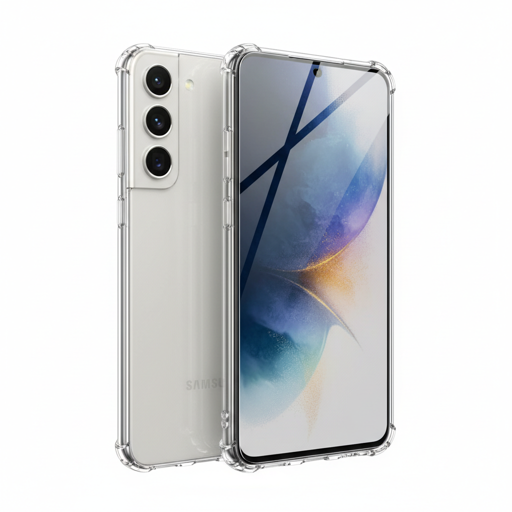 DISPLEX Bundle Samsung Galaxy S25 – Smartphone mit Hülle und Panzerglas Rundumschutz
