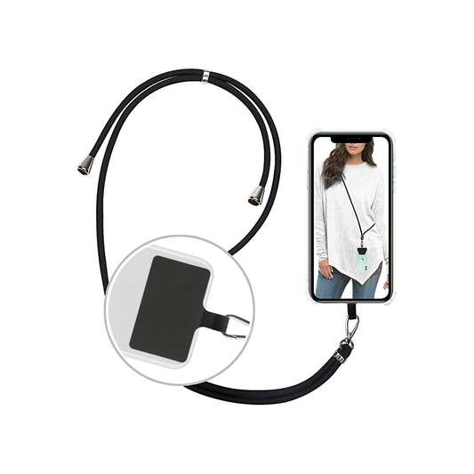Handy Halsband universal black – Handykette zum Umhängen