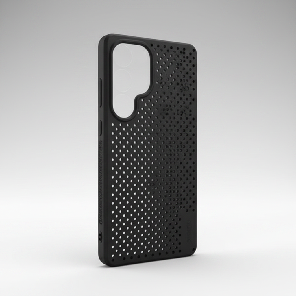 CARE Feature Case Heat Beat Samsung Galaxy S25 Ultra – Schrägansicht 45 Grad