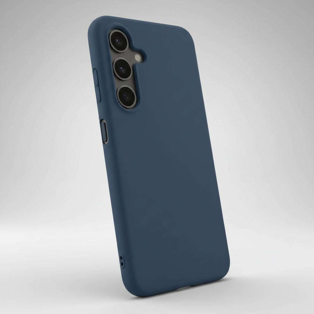 anco Liquid Silicone Case Samsung Galaxy S24 – Schrägansicht 45 Grad