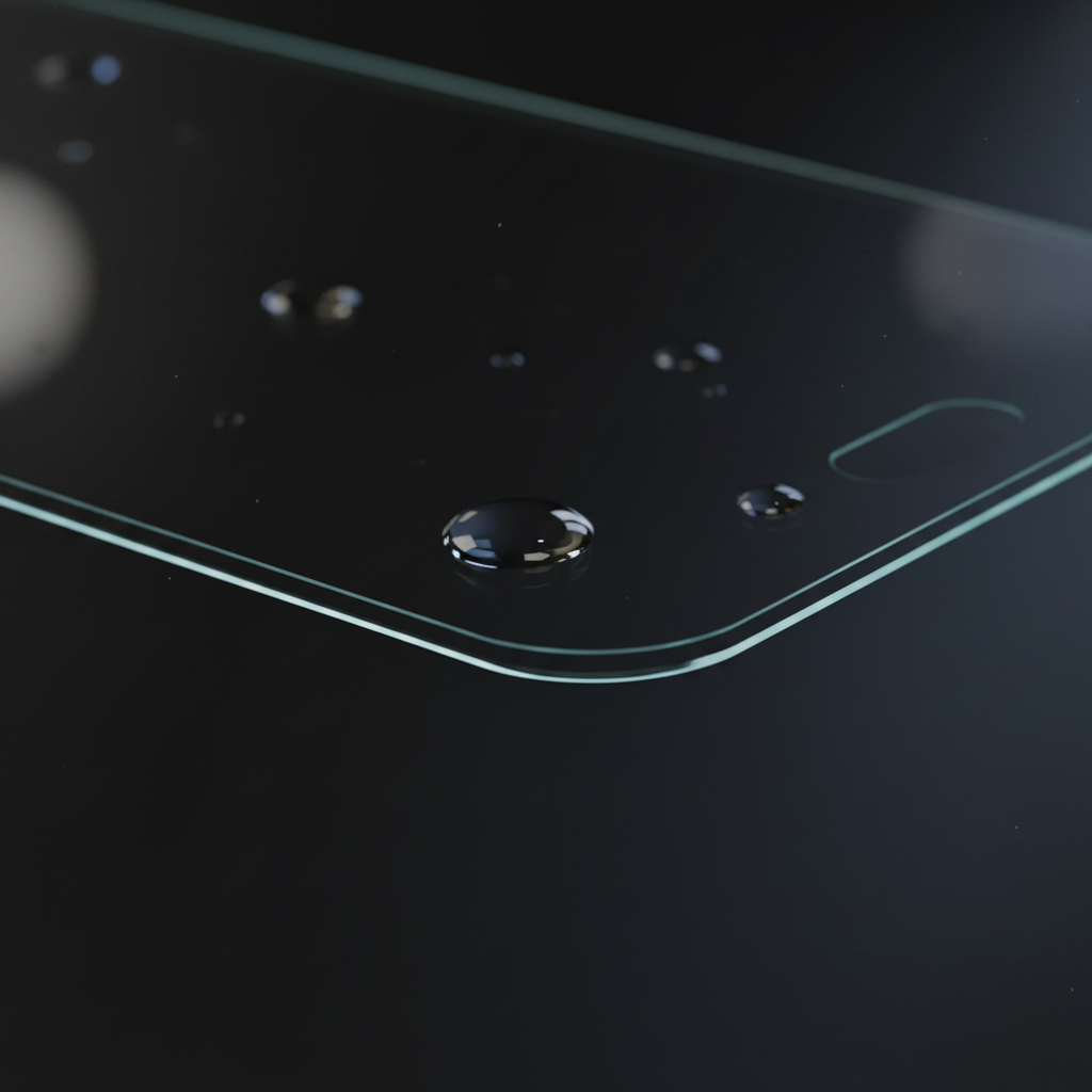 4smarts Second Glass S24 S25 – Detailansicht 9H-Kante und Anti-Fingerprint Beschichtung