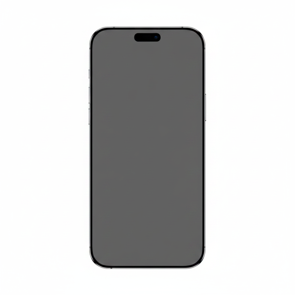 Privacy Glas Flat Lay weißer Hintergrund