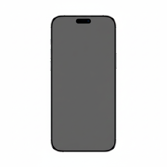 Privacy Glas Flat Lay weißer Hintergrund