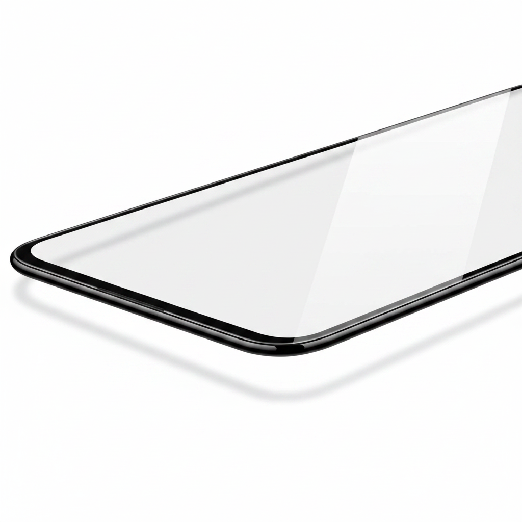 Detailansicht polierte Kante und Anti-Fingerprint Beschichtung anco Panzerglas Redmi Note 13 Pro+ 5G